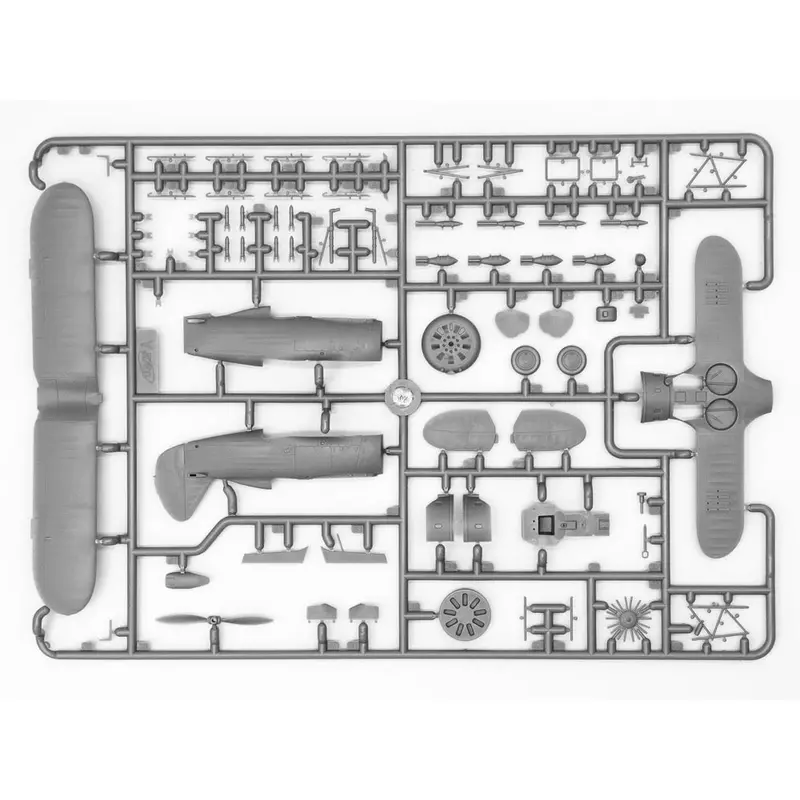 Icm 72074 1/72 I-153 Chaika Wwii Soviet Biplane Fighter 2