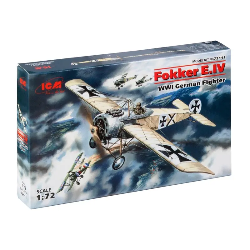 Icm 72111 1/72 Fokker E.Iv Wwi German Fighter 1
