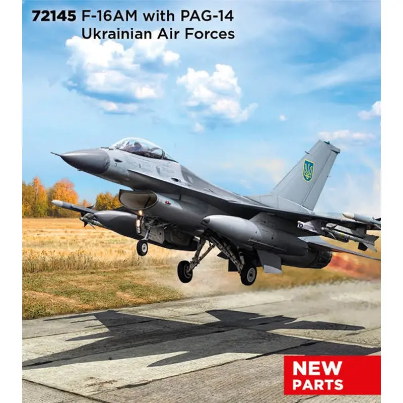 Icm 72145 1/72 General-Dynamics F-16Am With Pag-14 Ukraine Air Force 1