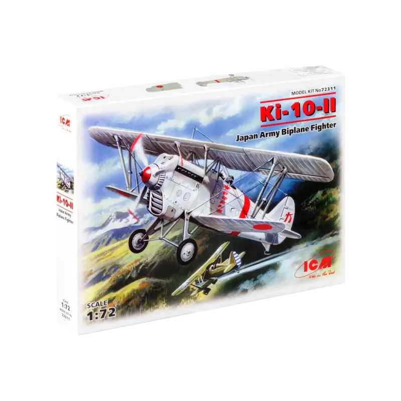 Icm 72311 1/72 Ki-10-Ii Japan Army Biplane Fighter 1