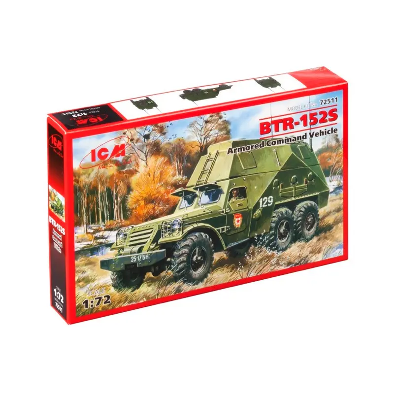 Icm 72511 1/72 Btr-152S Armoured Command Vehicle 1