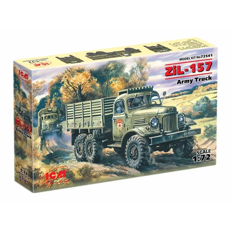 Icm 72541 1/72 Zil-157 Army Truck 1