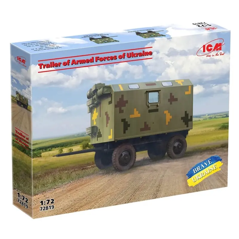 Icm 72819 1/72 Trailer Of The Armed Forces Of Ukraine 1