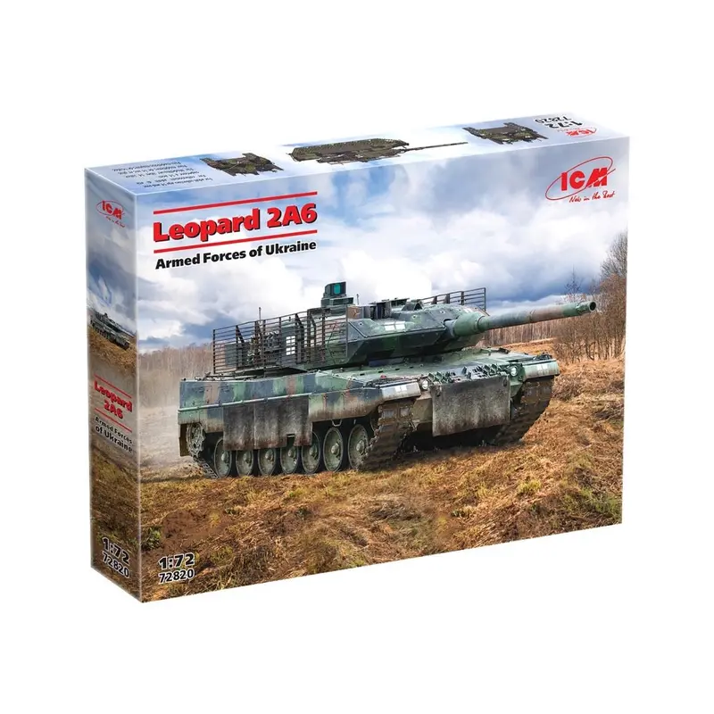 Icm 72820 1/72 Leopard 2A6 Armed Forces Of Ukraine 1