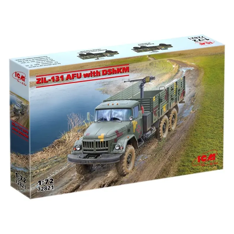 Icm 72821 1/72 Zil-131 With Dshkm Armed Forces Of Ukraine 1