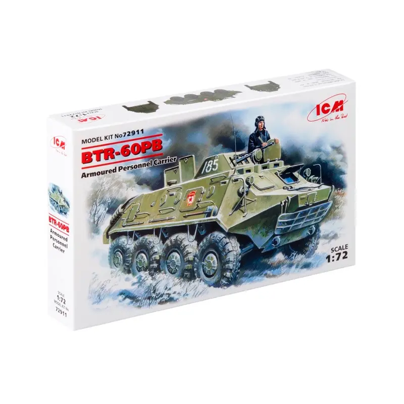 Icm 72911 1/72 Btr-60Pb Armoured Personnel Carrier 1