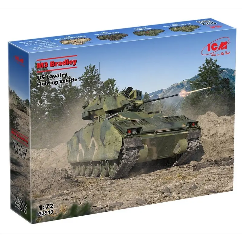 Icm 72913 1/72 M3 Bradley Us Cavalry Fighting Vehicle 1