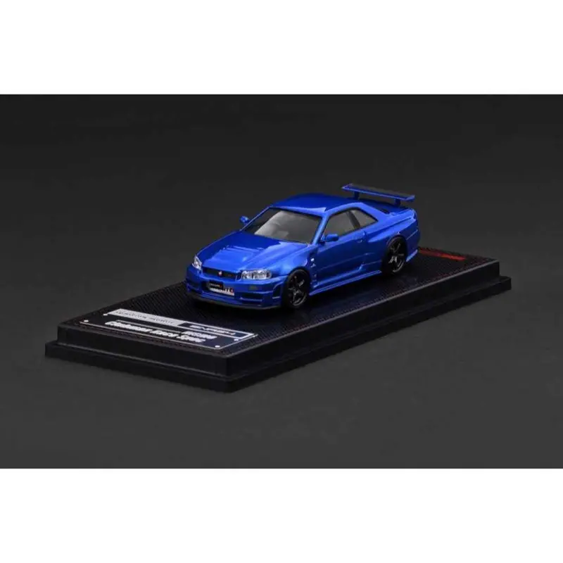 Ignition Model Ig4174 1/64 Nissan Skyline Gt-R Bnr34 Nismo Customized Blue Metallic 1