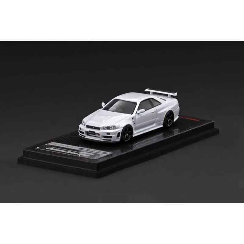 Ignition Model Ig4175 1/64 Nissan Skyline Gt-R Bnr34 Nismo Customized White Metallic 1