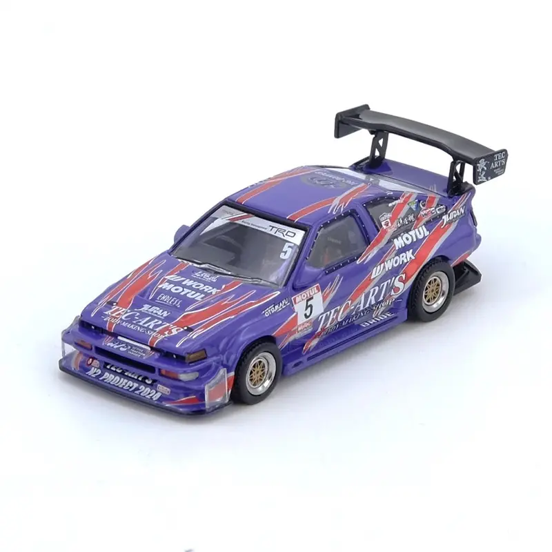 Inno 64-Ae86n2-Tecart 1/64 Toyota Ae86 N2 Tec-Art's Yoshinori Kamata 1
