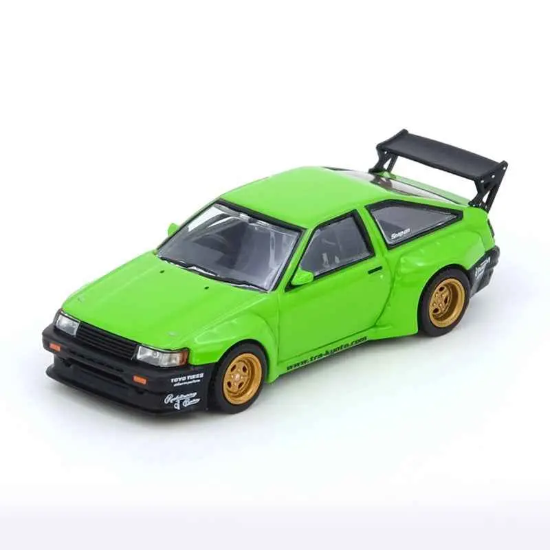 Inno 64-Ae86pl-Grn 1/64 Toyota Ae86 Levin Pandem Rocket Bunny Green 1