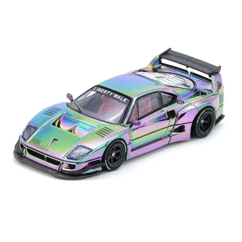 Inno 64-Lbwkf40-Chs 1/64 Lbwk F40 Chrome Silver 1