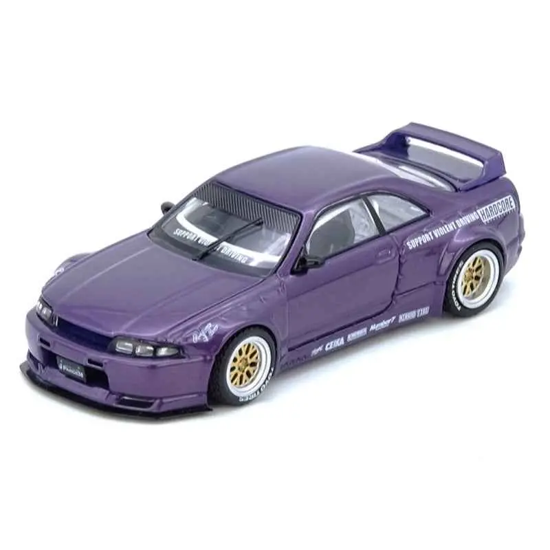 Inno 64-R33p-Ppl 1/64 Nissan Skyline Gt-R R33 Pandem Rocket Bunny Purple 1