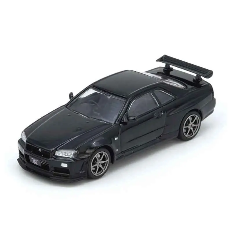 Inno 64-R34vs-Bla 1/64 Nissan Skyline Gt-R R34 V-Spec Ii Black 1