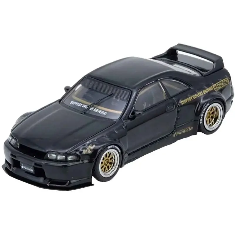 Inno In64-R33p-Bla 1/64 Pandem Gt-R Bcnr33 Black 1