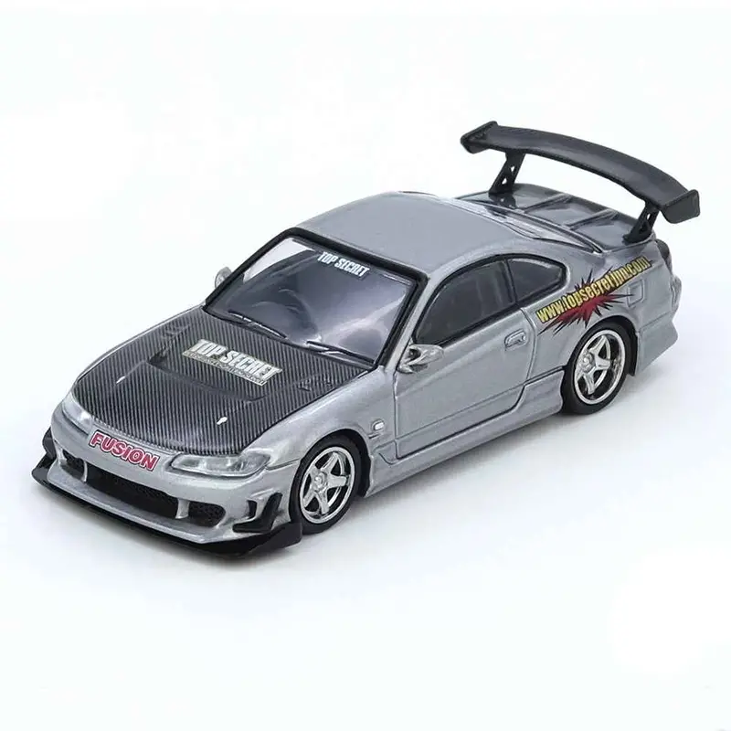 Inno In64-S15ts-Sil 1/64 Top Secret Silvia S15 Silver 1