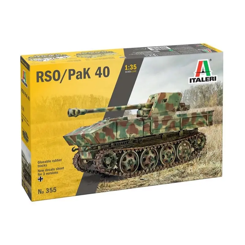 Italeri 0355S 1/35 7.5Cm Rso With Pak40 1