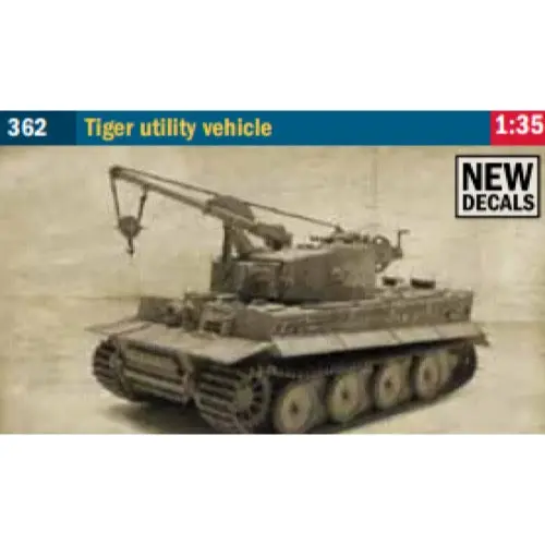 Italeri 0362S 1/35 Berge-Tiger Pz.Kpfw.Vi Sd.Kfz.185 Tiger Support Crane Vehicle 1