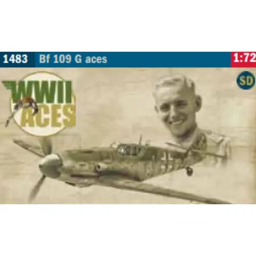 Italeri 1483S 1/72 Messerschmitt Bf-109G Aces 1