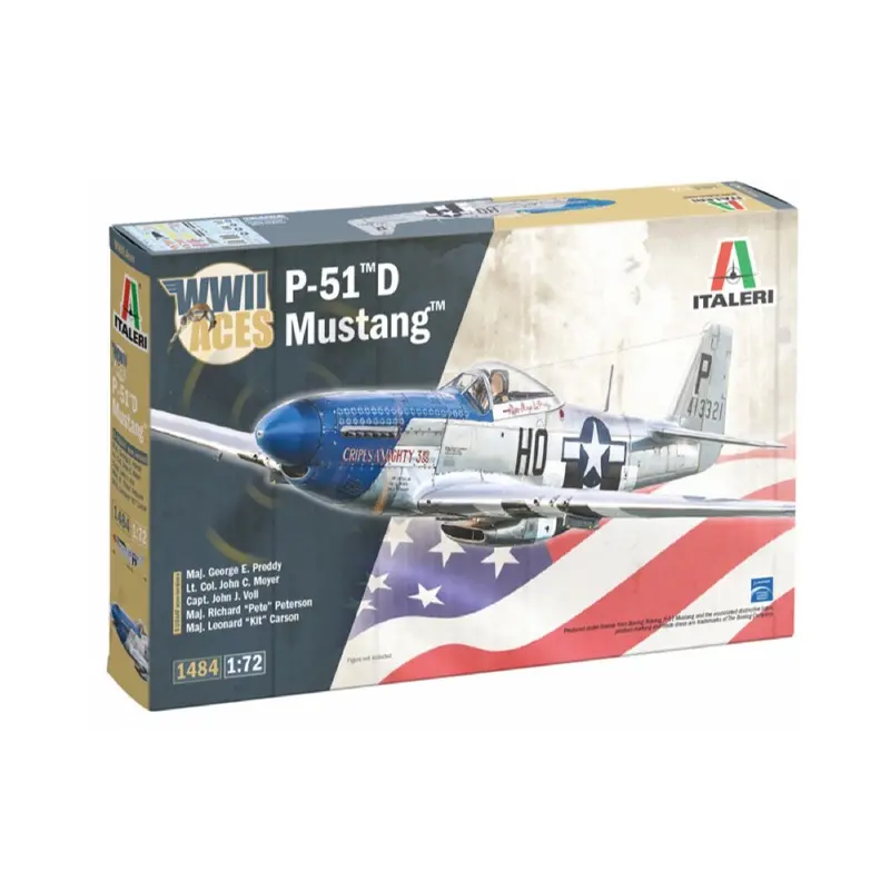 Italeri 1484S 1/72 North American P-51D Mustang Aces 1