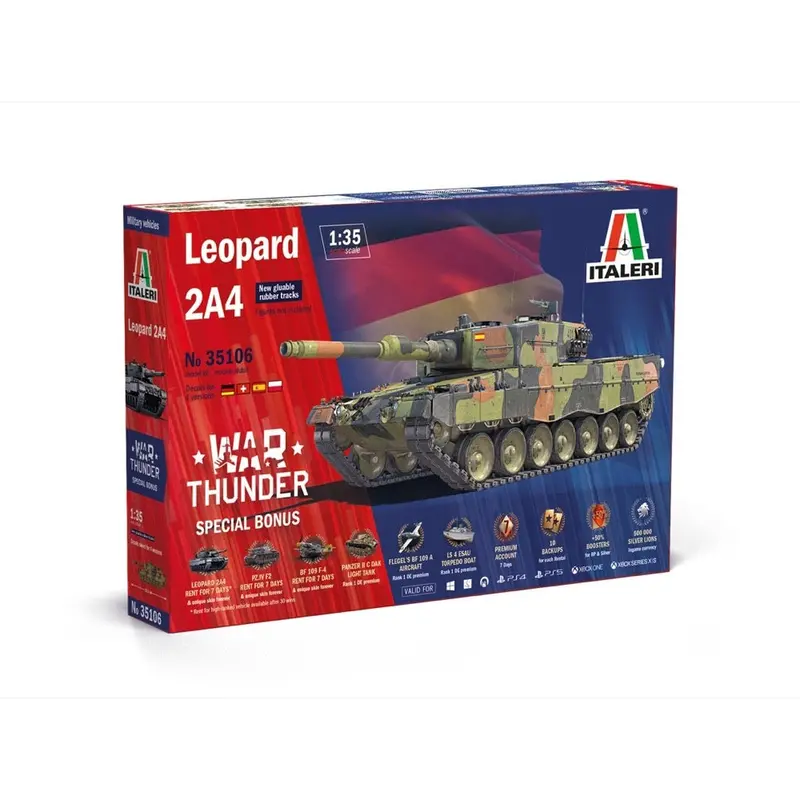 Italeri 35106 1/35 Leopard 2A4 War Thunder Series 1