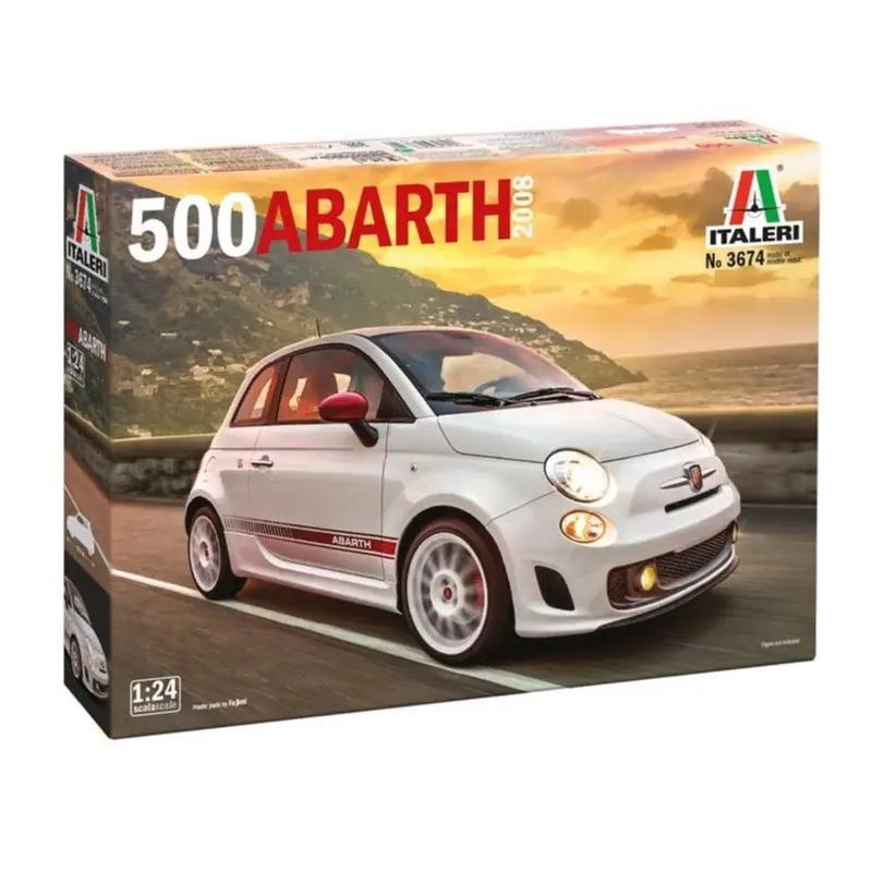 Italeri 3674S 1/24 500 Abarth 2008 1