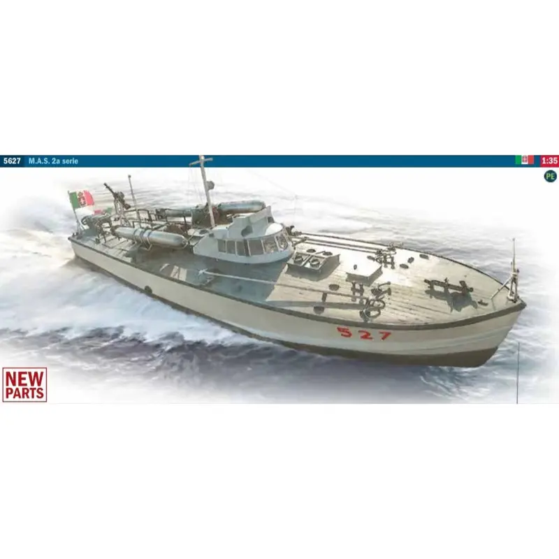 Italeri 5627S 1/35 Italian M.A.S. 2A Serie Ww2 Mtb 1