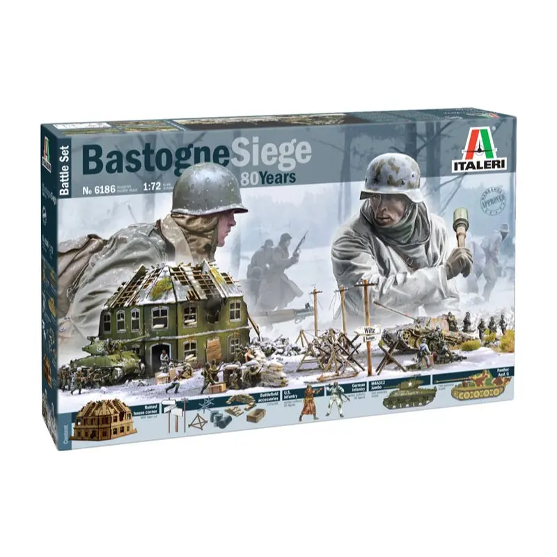 Italeri 6186S 1/72 Bastogne Siege Mdf Version 80Th Anniversary 1