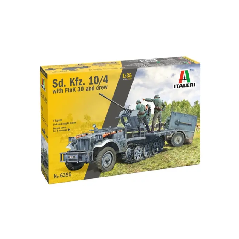 Italeri 6395S 1/35 Sd.Kfz 10/4 With Flak 30 And Crew 1