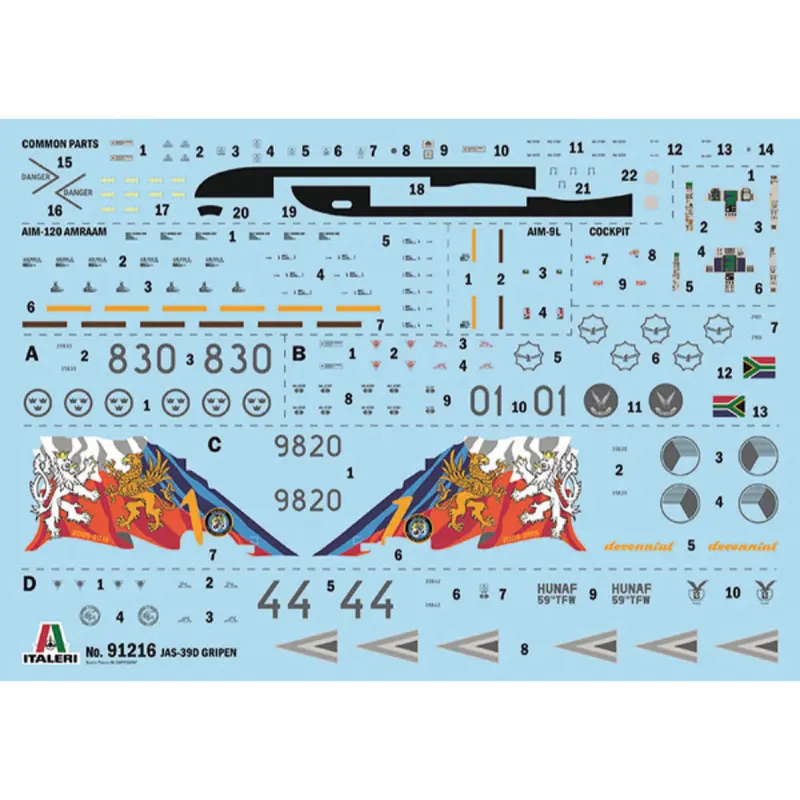 Italeri 91216 1/72 Jas-39 Twin Seater 2