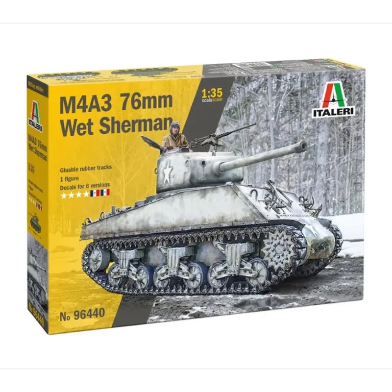 Italeri 96440 1/35 Sherman M4a3 Wet 1