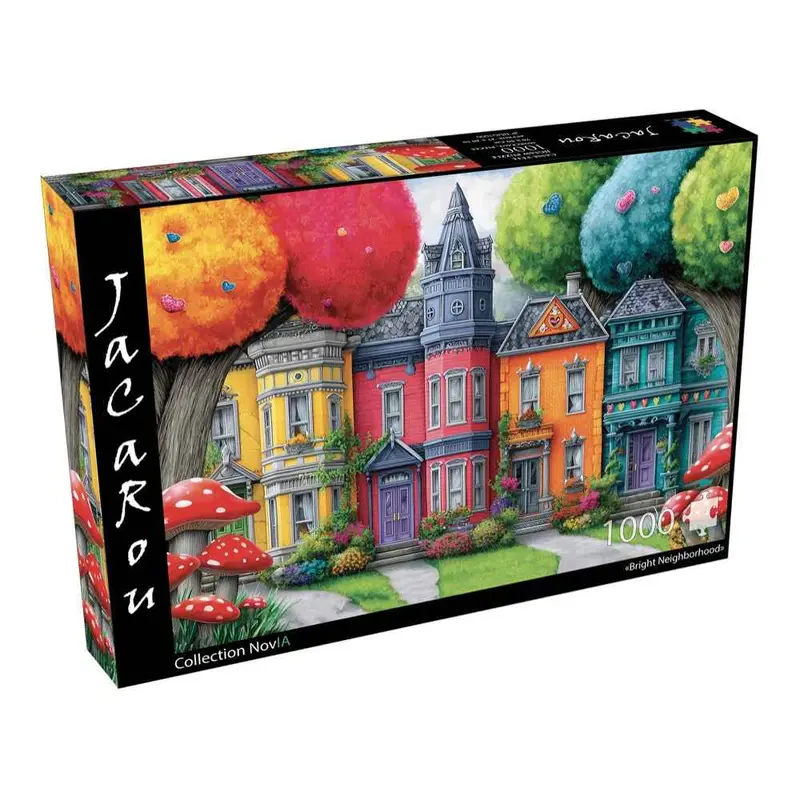 Jacarou Bright Neighborhood 1000Pc Jigsaw Puzzle 1
