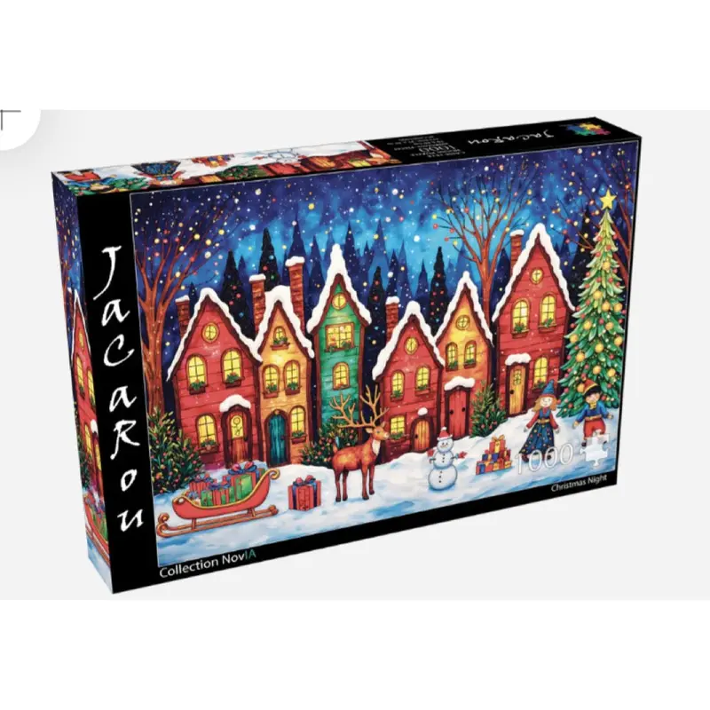 Jacarou Christmas Night 1000Pc Jigsaw Puzzle 1