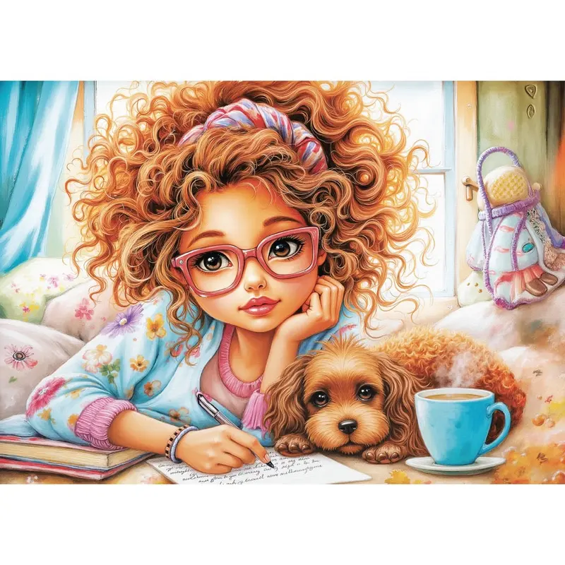 Jacarou Letters & Paws 1000Pc Jigsaw Puzzle 2