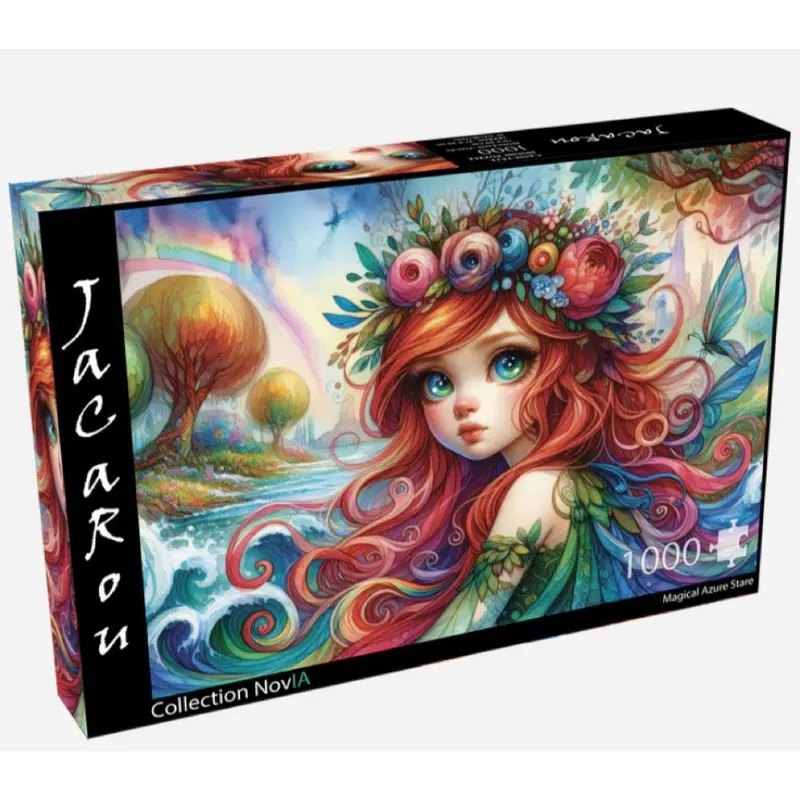 Jacarou Magical Azure Stare 1000Pc Jigsaw Puzzle 1