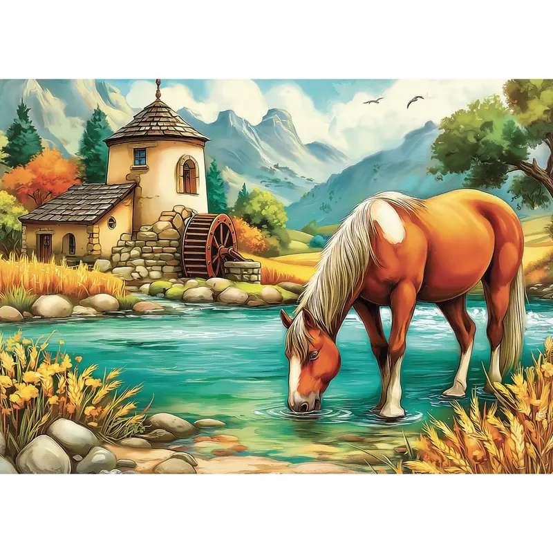 Jacarou Millstream Pause 1000Pc Jigsaw Puzzle 2