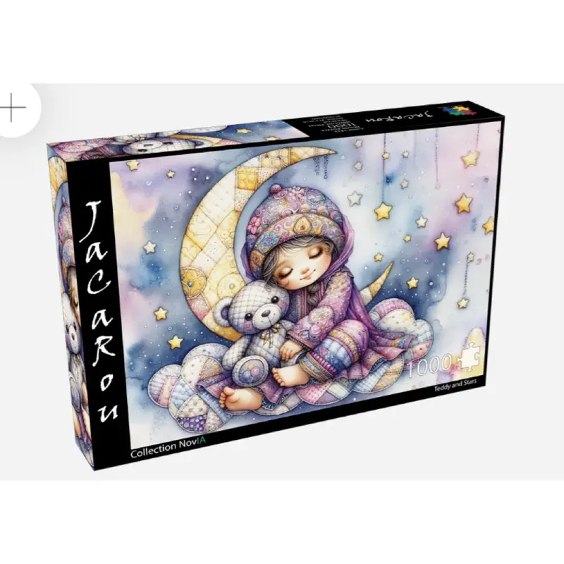 Jacarou Teddy And Stars 1000Pc Jigsaw Puzzle 1