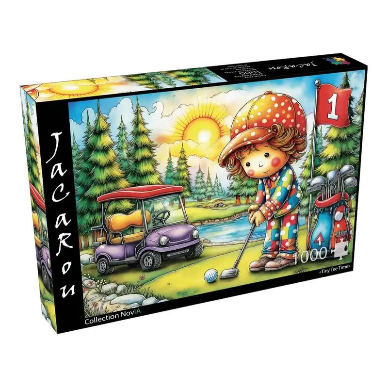Jacarou Tiny Tee Time 1000Pc Jigsaw Puzzle 1