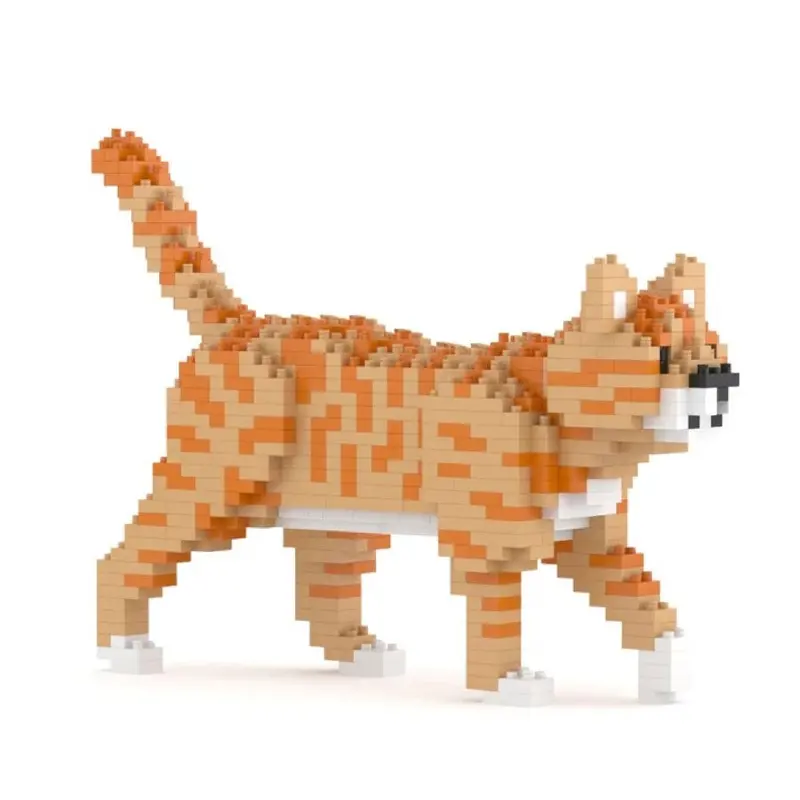 Jekca St19cm02 Orange Tabby Cat Mini 01S 1