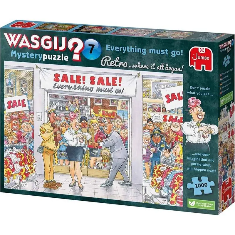 Jumbo 00018 Wasgij? Retro Mystery 7 Everything Must Go 1000Pc Jigsaw Puzzle 2