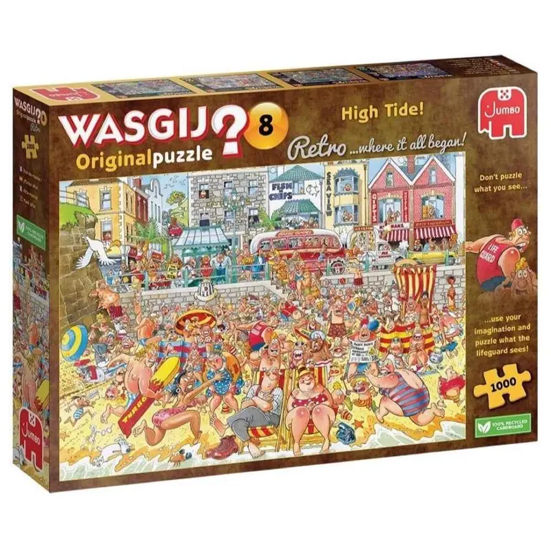 Jumbo 00328 Wasgij? Retro Original 8 High Tide 1000Pc Jigsaw Puzzle 1
