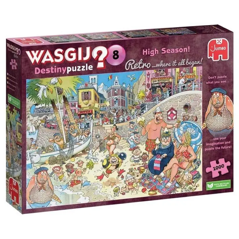 Jumbo 00329 Wasgij? Retro Destiny 8 High Season 1000Pc Jigsaw Puzzle 1