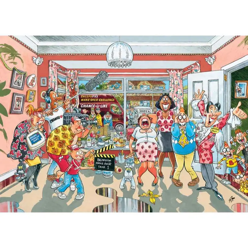 Jumbo 00502 Wasgij? Retro Original 9 Home Improvements 1000Pc Jigsaw Puzzle 2