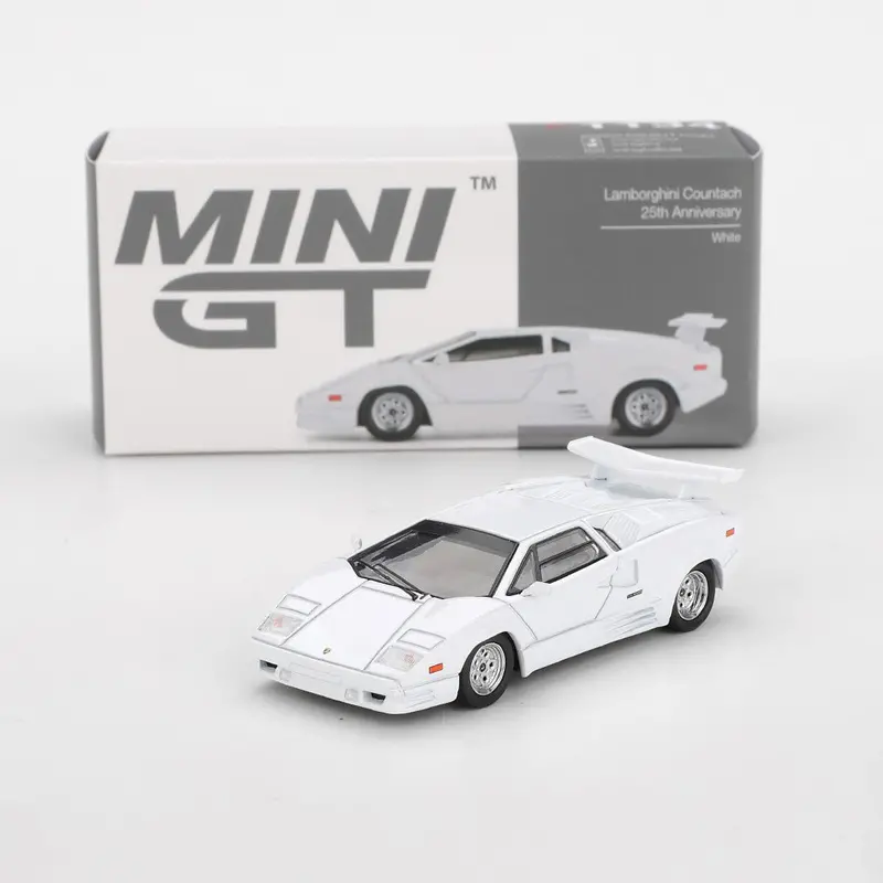 Kaido House Mgt01134-R 1/64 Lamborghini Countach 25Th Anniversary White 1