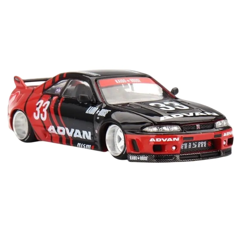 Kaido House X Mini Gt Khmg191 1/64 Nissan Skyline Gt-R (R33) Kaido Works Advan 1