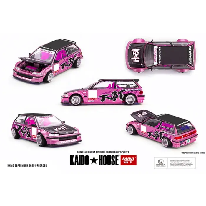 Kaido House X Mini Gt Khmg198 Honda Civic Ef Kaido Loop Spec V1 1