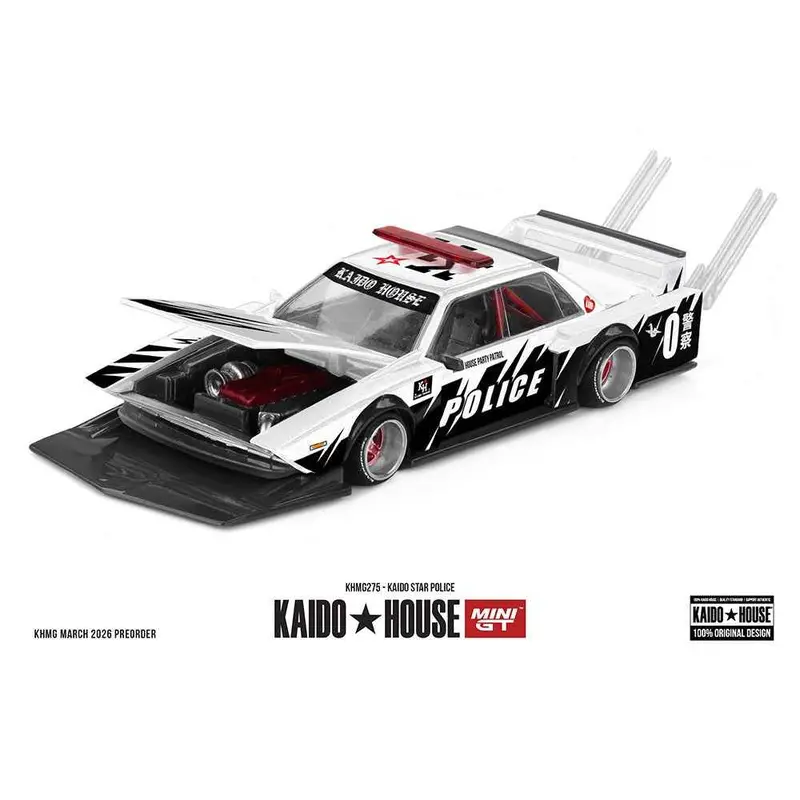 Kaido House X Mini Gt Khmg275 1/64 Kaido Star Police 1