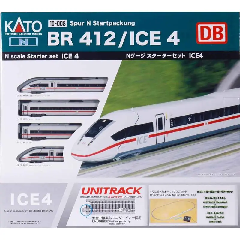 Kato 10-008 N Ice 4 Passenger Train Set 1