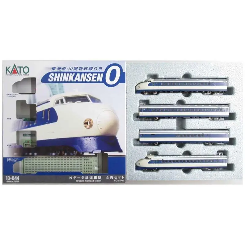 Kato 10-044 N Shinkansen O Series 4 Car Powered Set 2