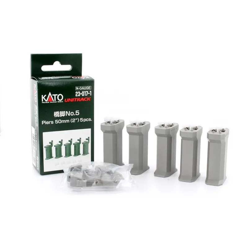 Kato 23-017-1 No 5 Piers 50Mm 5Pcs 1